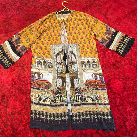 Jackets & Blazers - Sapphire silk coat